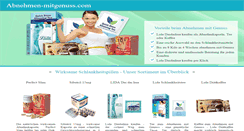 Desktop Screenshot of abnehmen-mitgenuss.com